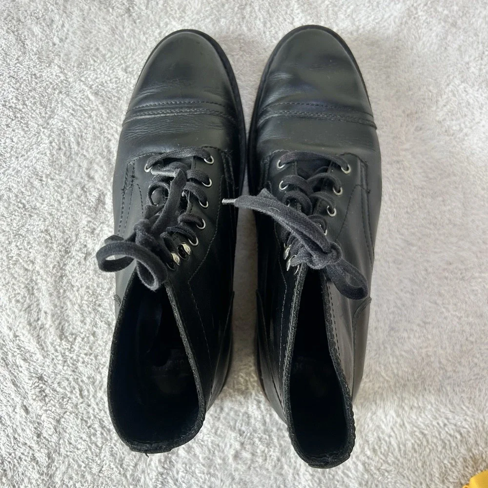 Thursday Boot Co Everyday Captain Boots Men 11 WIDE Black Chukka Dress Combat